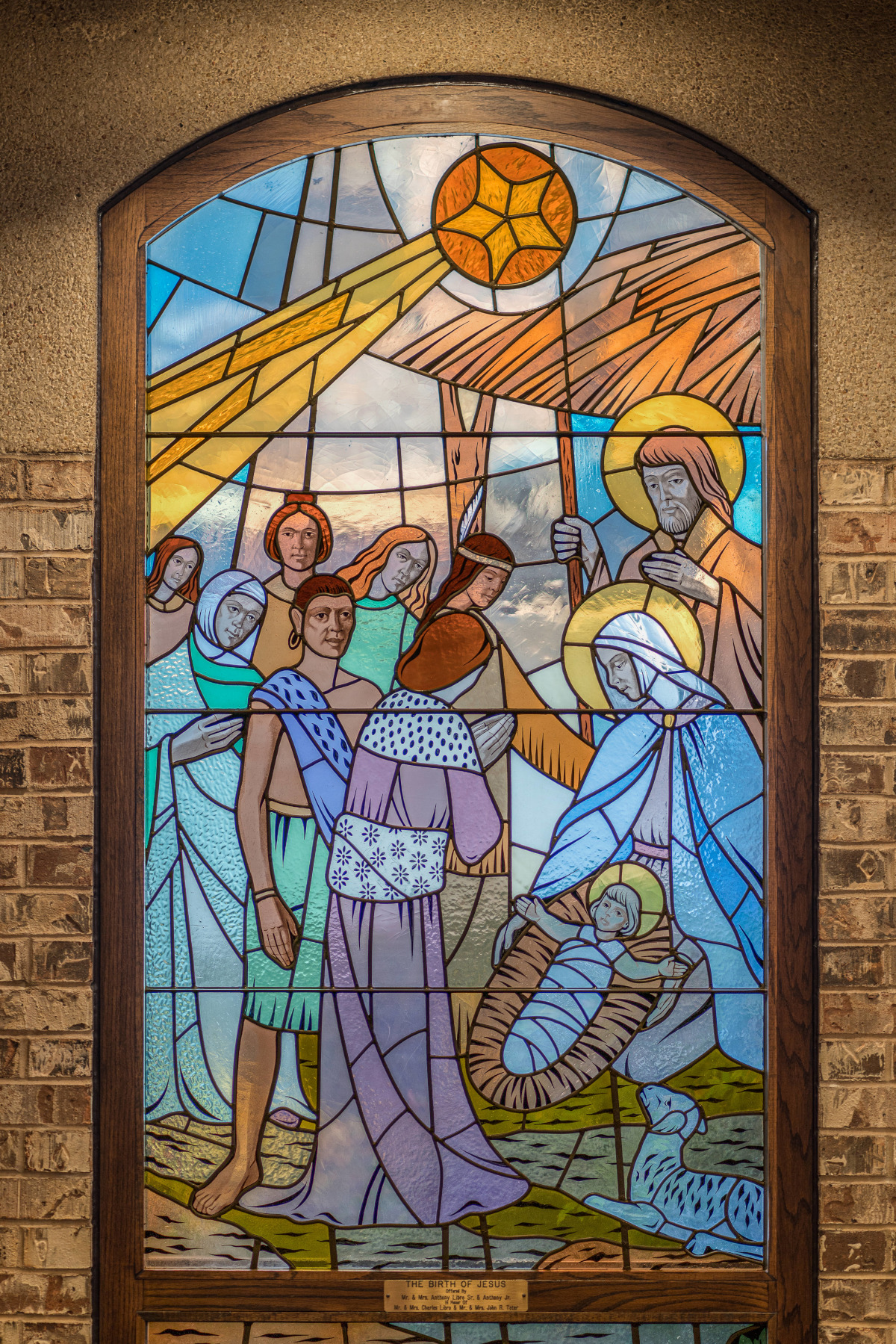 Nativity Stained Glass window
